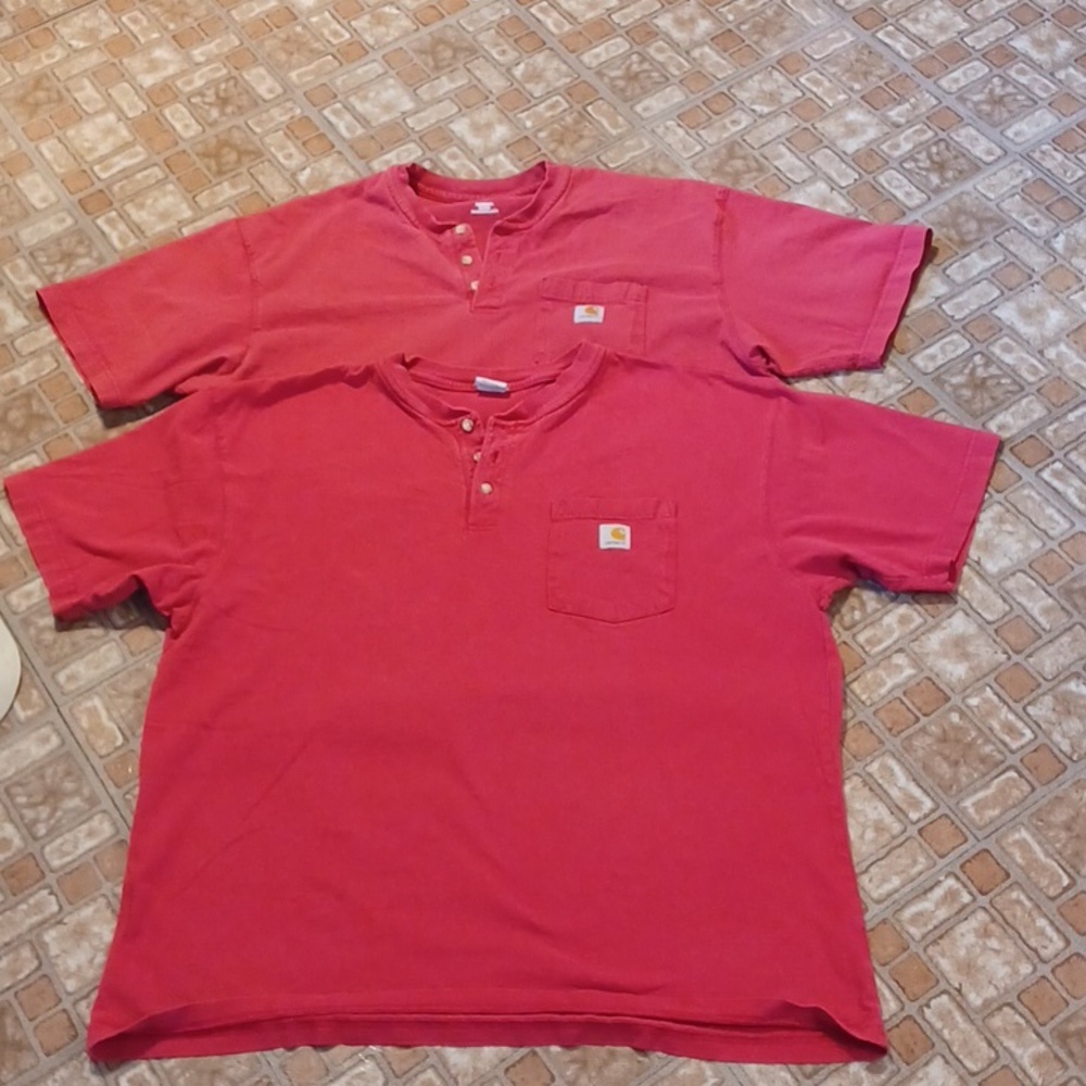 Carhartt pocket tee shirt men's size xlarge 2 shirts